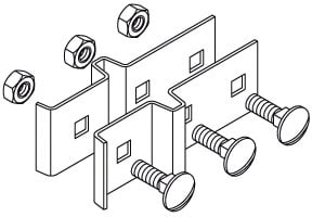 DIETZEL - Halterkupplung, inkl. 1x FRS 12x30F/1x SEM 12F, tauchfeuerverzinkt