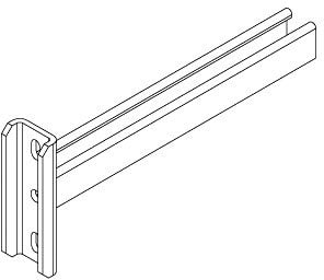 DIETZEL - Konsole, standard, 250x275 mm, tauchfeuerverzinkt