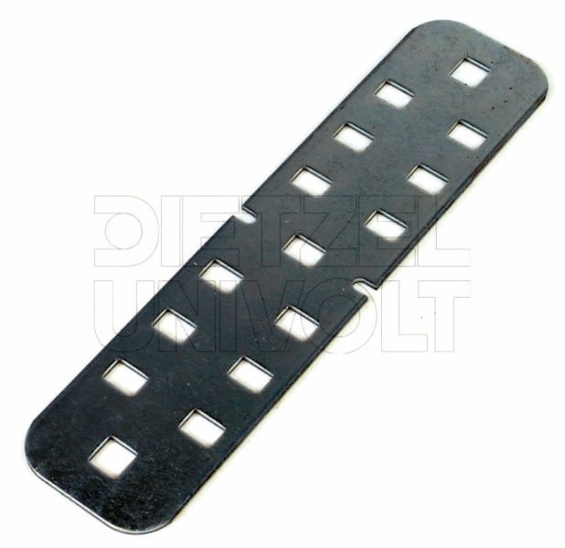 DIETZEL - Rinnenverbinder, Brandschutz, 45x190 mm, inkl. 4x KLR E, tauchfeuerverzinkt