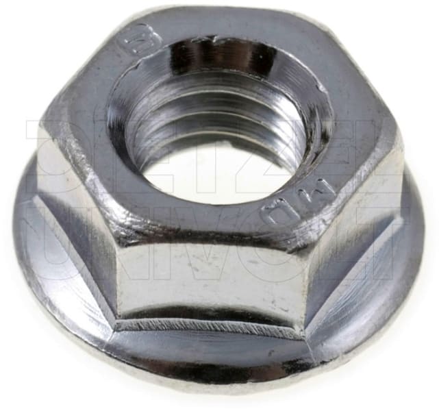DIETZEL - Sechskantmutter, mit Flansch, Ø 6 mm, 5,5 mm, SW 10 mm, galvanisch verzinkt
