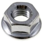 DIETZEL - Sechskantmutter, mit Flansch, Ø 10 mm, 9,5 mm, SW 15 mm, galvanisch verzinkt