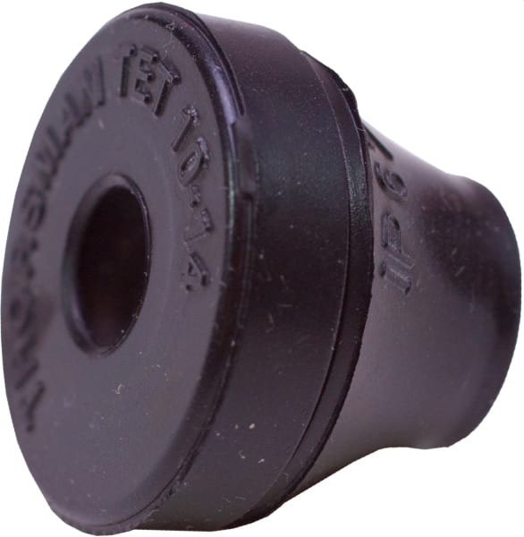 DIETZEL - Gummiquetschnippel, Pg 11, Dichtbereich Ø7-10mm, Loch Ø19mm, IP67, CR, schwarz
