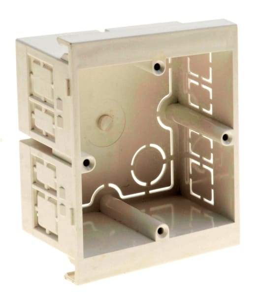 DIETZEL - Einbaudose, 1-fach, 80x85x28 mm, für Starline, weiß
