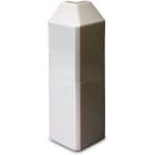 DIETZEL - Außeneck, 50x250 mm, für SLS, Starline, weiß