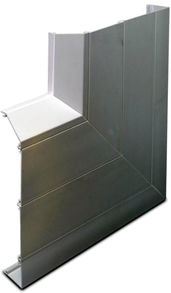 DIETZEL - Flachwinkel, 50x250 mm, aufwärts, für SLS, Starline, weiß