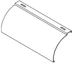 DIETZEL - Leiterabgangsblech,240x100mm,inkl. 1x FKS 6x10E/1x AM16 M6F,tauchfeuerverzinkt