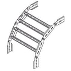DIETZEL - Leitervertikalbogen, 400x100x350 mm, tauchfeuerverzinkt