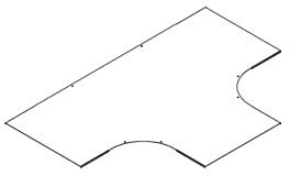 DIETZEL - Weitspannabzweigdeckel, 200x450 mm, sendzimir-feuerverzinkt