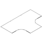 DIETZEL - Weitspannabzweigdeckel, 200x450 mm, tauchfeuerverzinkt