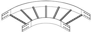 DIETZEL - Weitspannbogen, 90°, 400x150x450 mm, inkl. 8x KLS 10x20F, tauchfeuerverzinkt