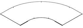 DIETZEL - Weitspannbogendeckel, 200x450 mm, sendzimir-feuerverzinkt
