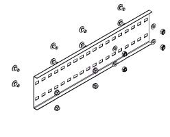DIETZEL - Weitspannverbinder, 150x600 mm, inkl Schrauben+Muttern, tauchfeuerverzinkt