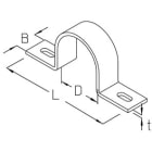 DIETZEL - Rohrschelle, Ø 61 mm, 30x160 mm, tauchfeuerverzinkt