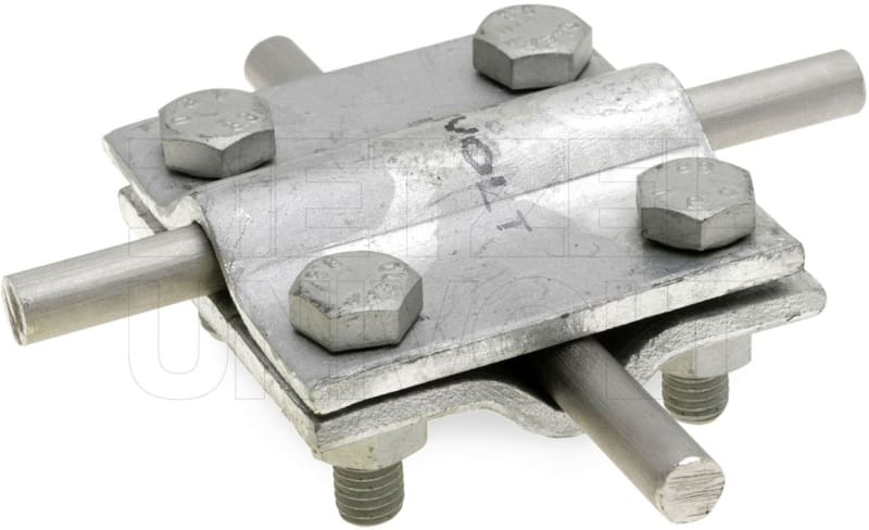 DIETZEL - Kreuzklemme, M8x25 mm, Klemmbereich rund/rund 8-10/8-10 mm, feuerverzinkt