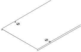 DIETZEL - Leiterdeckel, mit Drehriegel, 406x3000 mm, sendzimir-feuerverzinkt