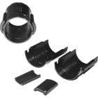 DIETZEL - PVC-Reparatur-Halbrohr-Muffe, Ø 110 mm, druckdicht, schwarz, 180 mm