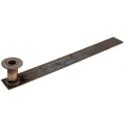 DIETZEL - Gewindebuchse, M16, gerader Flachstahl 40x5 mm, L=400 mm