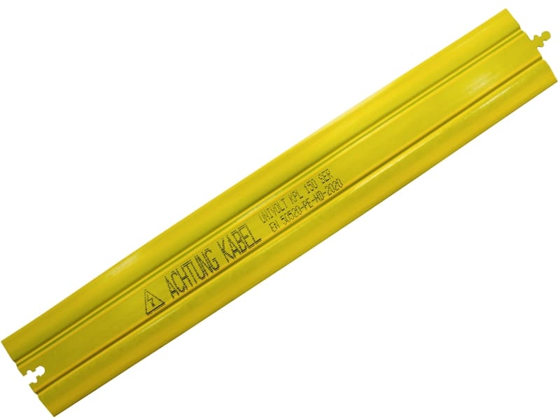 DIETZEL - PE-Kabelabdeckplatte, gelb, 150x1000 mm, Achtung Kabel
