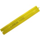 DIETZEL - PE-Kabelabdeckplatte, gelb, 150x1000 mm, Achtung Kabel