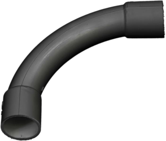 DIETZEL - HFT-Steckbogen, Ø 16 mm, starr, 90°, gemufft, halogenfrei, schwarz
