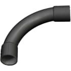 DIETZEL - HFT-Steckbogen, Ø 16 mm, starr, 90°, gemufft, halogenfrei, schwarz
