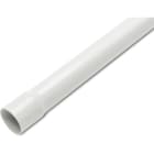 DIETZEL - PVC-Panzerrohr, Ø40mm, starr, schwer, gemufft, UV, hellgrau, in PE-Folie, 3 m