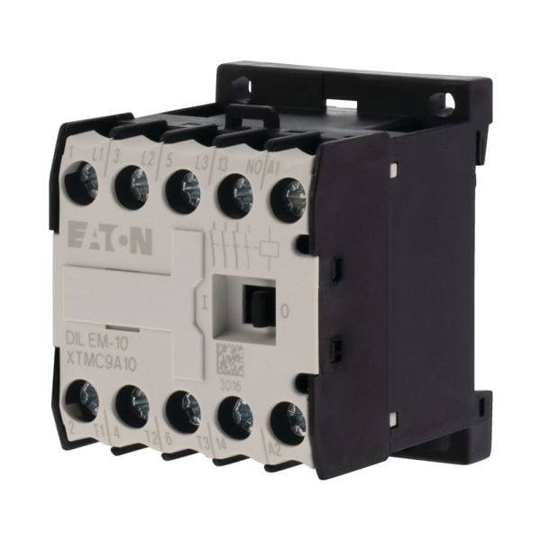 EATON - Leistungsschütz, 24 V 50/60 Hz, 3-polig, 380 V 400 V, 4 kW, Kontakt S = Normal offen = 1 S, Schraubklemmen, Wechselstrombetätigung
