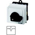 EATON - Umschalter, T0, 20 A, Verteilereinbau, 2 Baueinheit(en), Kontakte: 4, 45 °, rastend, mit 0-Stellung, HAND-0-AUTO, Abwicklungs Nr. 15432