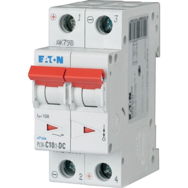 EATON - Leitungsschutzschalter, 10 A, 2p, Charakteristik: C, DC