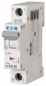 EATON - Leitungsschutzschalter, 16 A, 1p, Charakteristik: C, DC