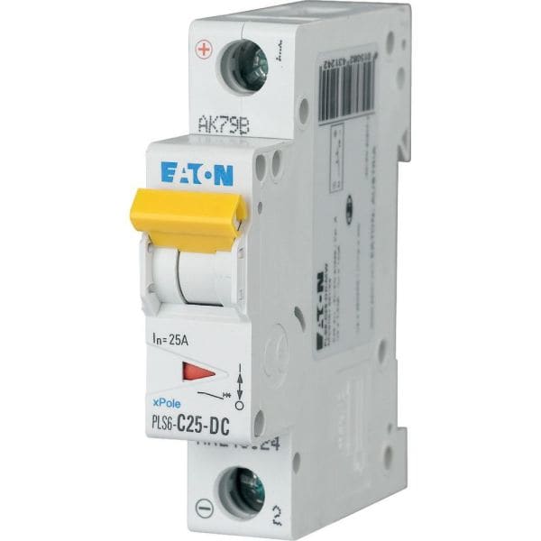 EATON - Leitungsschutzschalter, 25 A, 1p, Charakteristik: C, DC