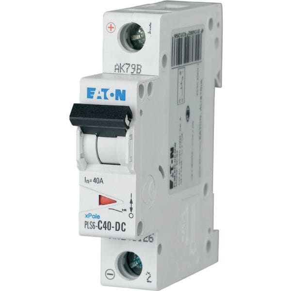 EATON - Leitungsschutzschalter, 40 A, 1p, Charakteristik: C, DC