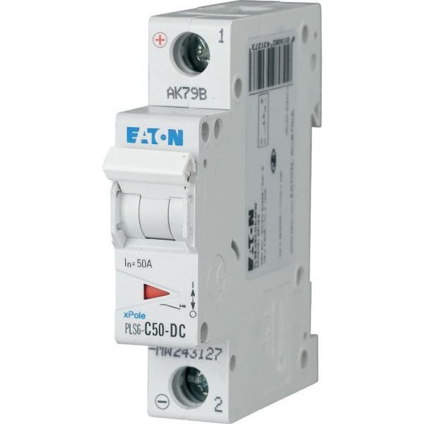 EATON - Leitungsschutzschalter, 50 A, 1p, Charakteristik: C, DC