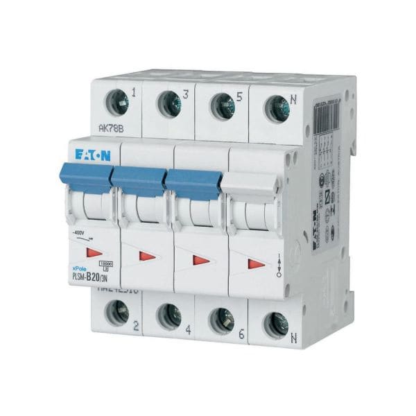 EATON - Leitungsschutzschalter, 20 A, 3p+N, Charakteristik: C