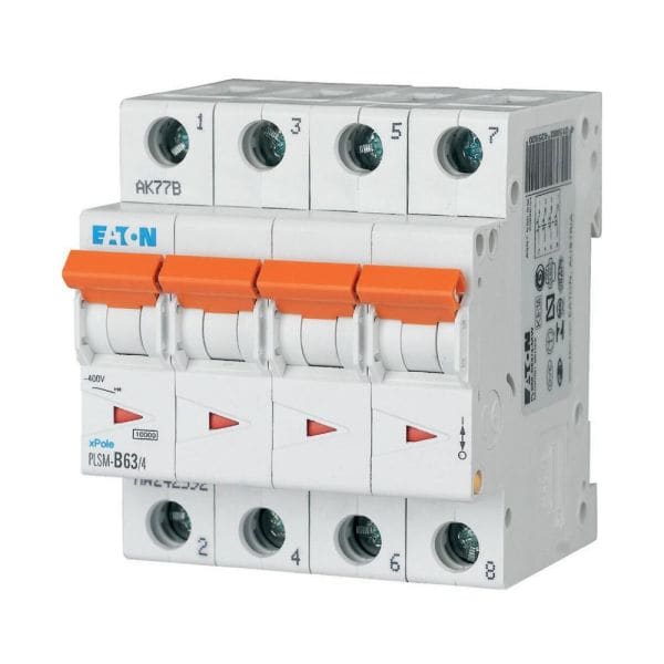 EATON - Leitungsschutzschalter, 63 A, 4p, Charakteristik: C