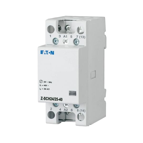 EATON - Installationsschütz, 24VAC, 4S, 25A