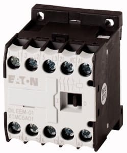 EATON - Leistungsschütz, 24 V DC, 3-polig, 380 V 400 V, 3 kW, Kontaktbestückung Ö = Öffner= 1 Ö, Schraubklemmen, Gleichstrombetätigung