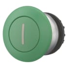 EATON - Pilzdrucktaste, RMQ-Titan, Pilz, rastend, Pilz grün, grün, beschriftet, Frontring Titan
