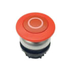 EATON - Pilzdrucktaste, RMQ-Titan, Pilz, rastend, Pilz rot, rot, beschriftet, Frontring Titan