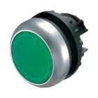 EATON - Drucktaste, RMQ-Titan, flach, tastend, grün, unbeschriftet, Frontring Titan
