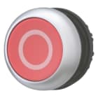 EATON - Drucktaste, RMQ-Titan, flach, tastend, rot, beschriftet, Frontring Titan