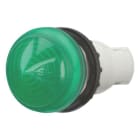 EATON - Leuchtmelder, RMQ-Titan, hoch, konisch, ohne Leuchtmittel, für Glüh-, Glimmlampen und LEDs bis 2,4 W, mit Lampenfassung BA 9s, grün