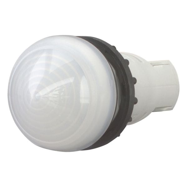 EATON - Leuchtmelder, RMQ-Titan, hoch, konisch, ohne Leuchtmittel, für Glüh-, Glimmlampen und LEDs bis 2,4 W, mit Lampenfassung BA 9s, weiß