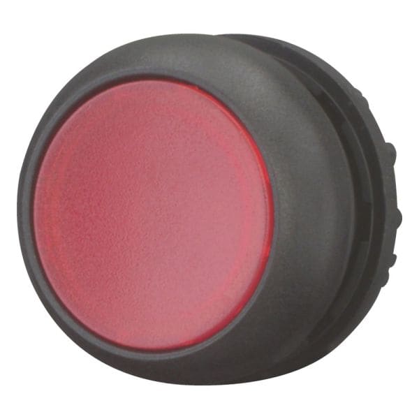 EATON - Leuchtdrucktaste, RMQ-Titan, flach, tastend, rot, unbeschriftet, Frontring Schwarz