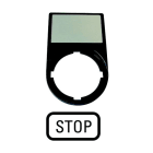 EATON - Träger, + Schild, STOP