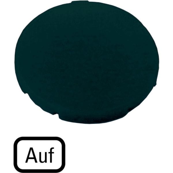 EATON - Tastenplatte, flach schwarz, AUF