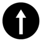 EATON - Tastenplatte, flach schwarz, Symbol Pfeil