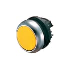 EATON - Leuchtdrucktaste, RMQ-Titan, flach, tastend, gelb, unbeschriftet, Frontring Titan