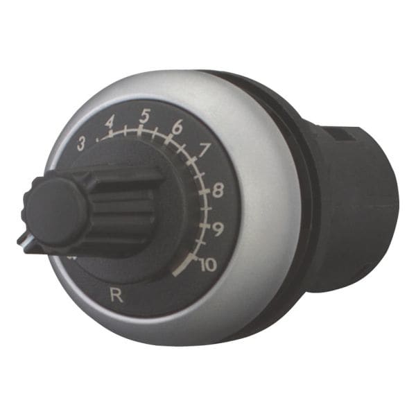 EATON - Potentiometer, klassisch, M22, 22.5 mm, R 100 kohm, P 0.5 W, Frontring Titan