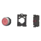 EATON - Drucktaste, RMQ-Titan, flach, tastend, 1 Ö, rot, beschriftet, Frontring Titan